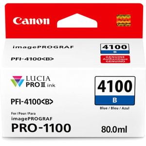 Canon PFI-4100B Blue Ink Cartridge - 80ml
