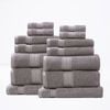 14pc Renee Taylor Brentwood 650gsm Low Twist Towel Set Whisper