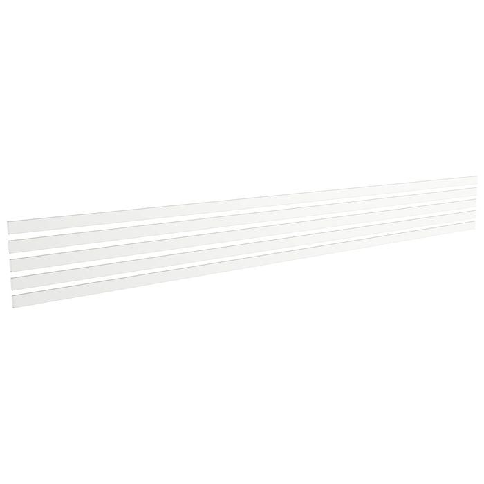 ProtectorAl Additional Slats for Slat Screen Kit Pearl White 2345W - Pack of 5