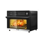 Black 30l 18-in-1 Large Oil Free Air Fryer