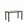 Olg Axis Table 4 Leg Black Frame Nordic Maple Top L1600mm X W750mm
