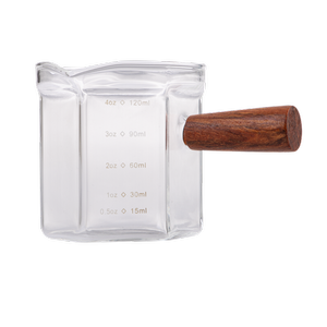 Casabarista Espresso Shot Glass with Wood Handle 120ml/4Oz