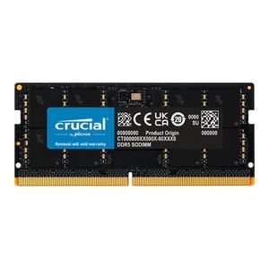 Crucial 32GB(1X32GB) DDR5-4800 SODIMM Memory [CT32G48C40S5]