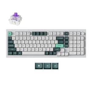 Keychron Q5 He Magnetic Custom Keyboard (white) (gateron Double-rail Nebula Switch)