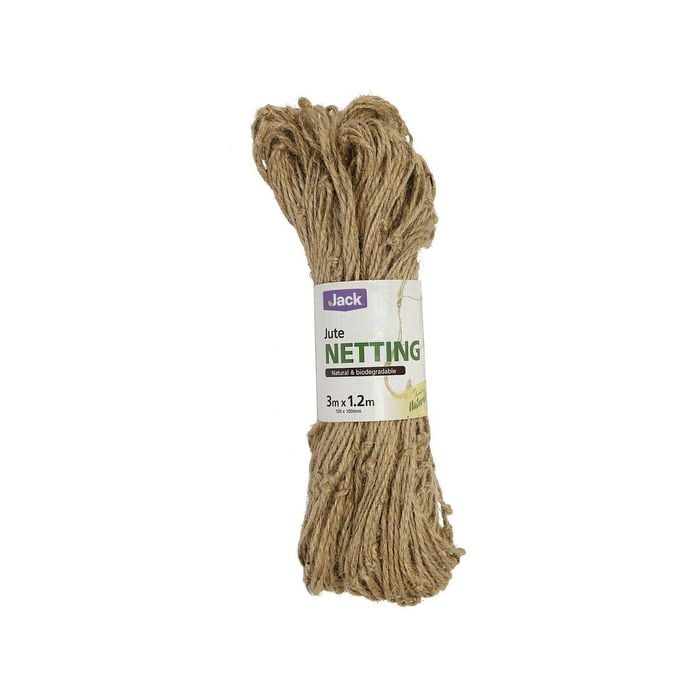 Jack 100 x 100 x 1200mm 3m Jute Netting