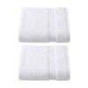 2PK Christy Sovereign Combed Cotton Hand Towel 650GSM Plush Absorbent White