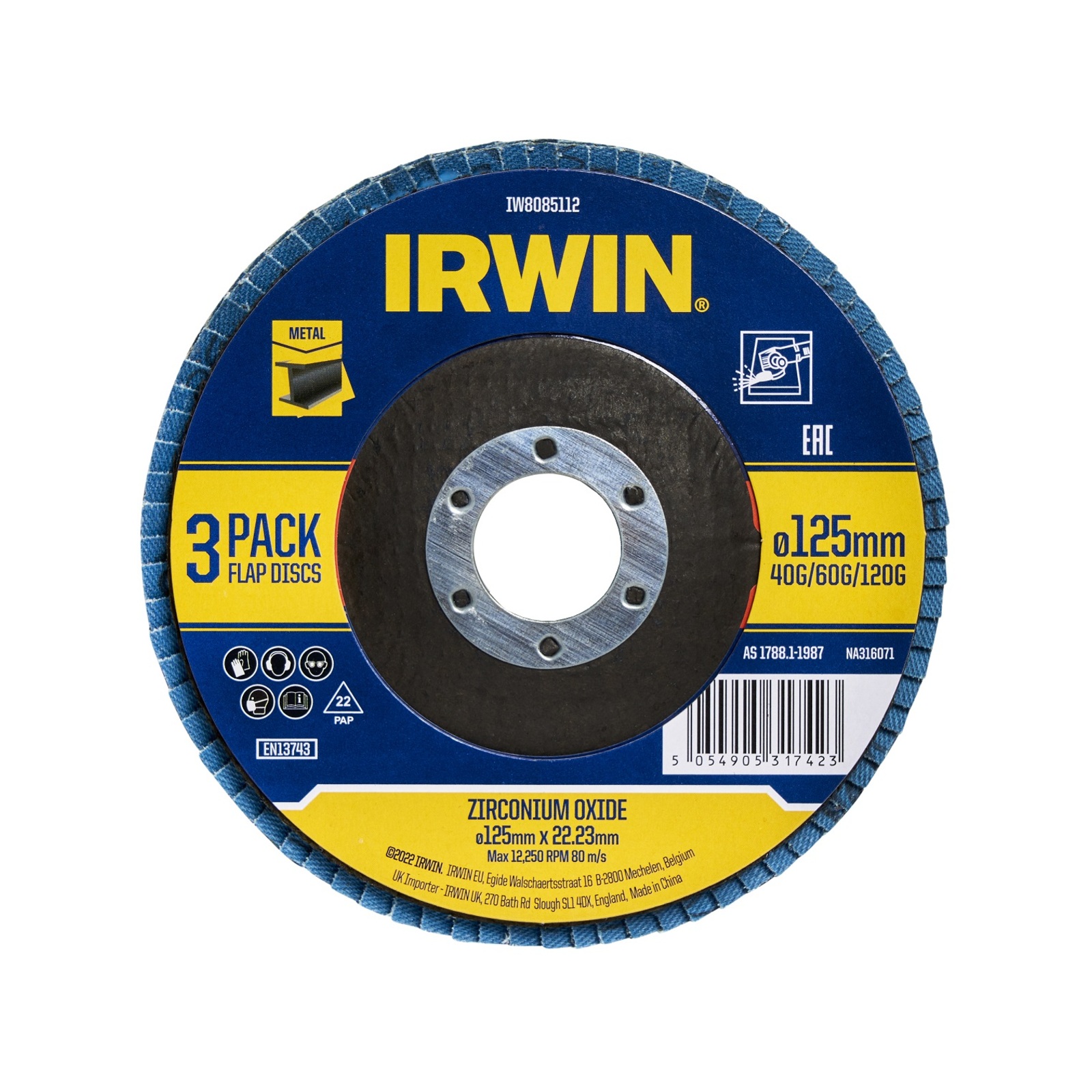 Irwin 3 Piece Flap Wheel Set