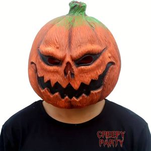 Lifebay Spooktacular Pumpkin Face Head Mask for Halloween