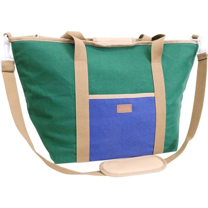 LVD Lightweight Beach Cooler Canvas Lined Tote Bag 51x23x34cm Samuel