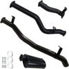 Ignite Exhausts Dpf Back For Toyota Landcruiser 79 Series V8 S/cab 3" With Muffler Black Aluminised Steel