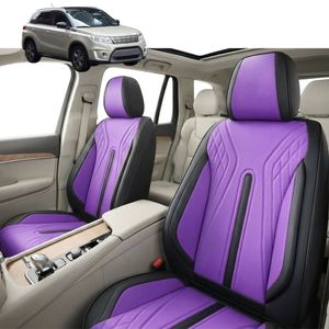Australian Goose Front Seat Covers for Suzuki Vitara 2015 - Current (LY) - PU Leather, Purple (2pc)
