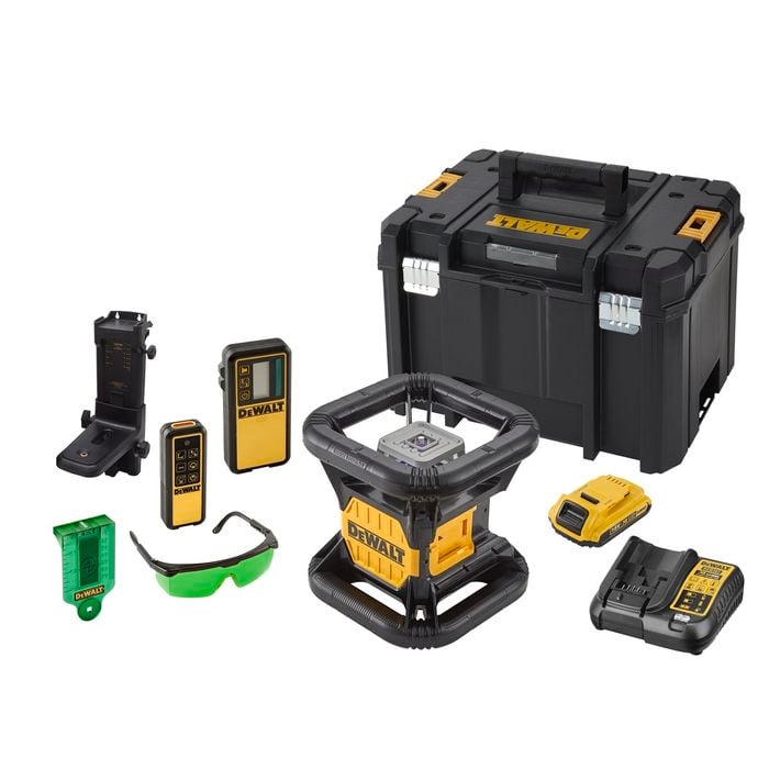 DeWALT 18V Green Rotary Laser Kit