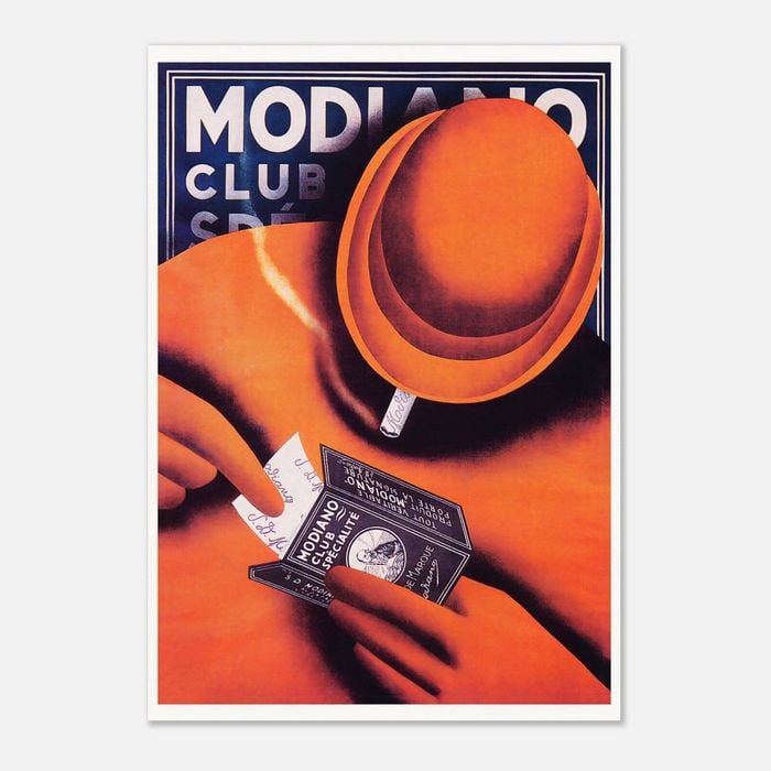 Galrie Modiano Vintage Cigarette Papers Advertising Poster for Art Home Decor, Poster Only, A3 30 x 42cm (12 x 16inch)