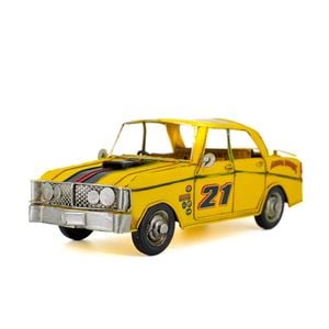 Boyle Metal Display Ford Gt-ho Handmade Ornament Home Decor Yellow 27cm