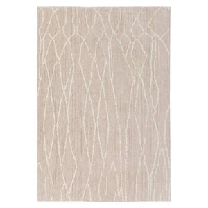 Loopsie-290cm X 200cm-bokaa Beige Lined Washable Rug