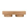 Gidon  220cm 2 Drawers ETU Entertainment TV Unit Natural