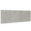 vidaXL Wall Headboard Wall Bed Header Concrete Grey 240 cm Engineered Wood