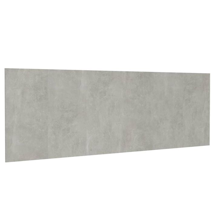 vidaXL Wall Headboard Wall Bed Header Concrete Grey 240 cm Engineered Wood