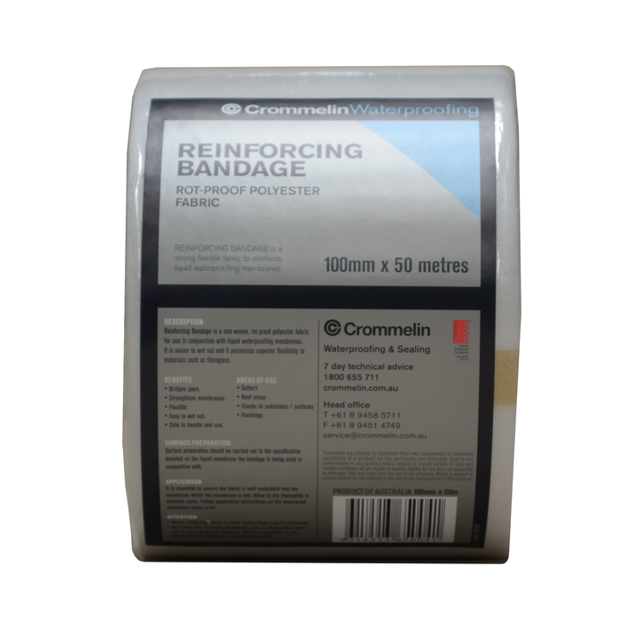Crommelin 100mm x 50m Reinforcing Fabric - 100 mm x 50m