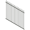 ProtectorAl 350 - 1200 x 1200mm Woodland Grey Raked 16-30º Picket Top Pool Fence Panel
