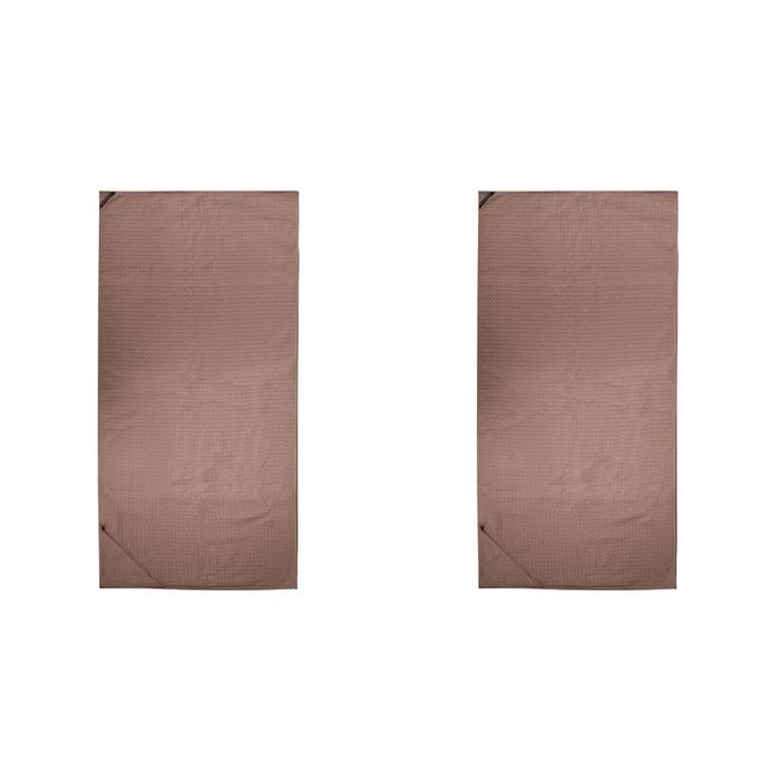 2PK Bambury Matrix Workout Microfibre Gym Towel Large Woodrose 60 x 120cm