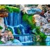 Waterfall-Britton Falls-Fishers Indian  Print 100% Australian Made 120 x 90cm  (Stretched)