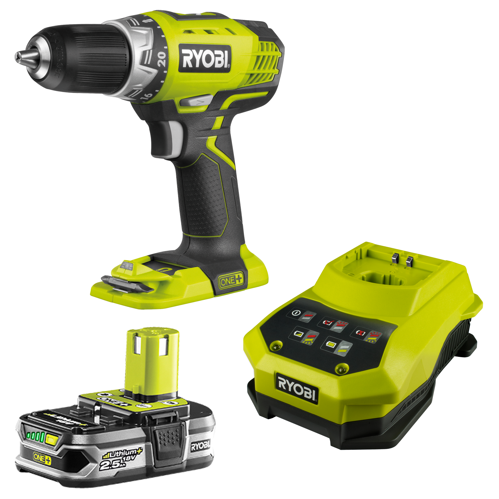 Ryobi One+ 18V Compact Drill Driver Kit thumbnail 2