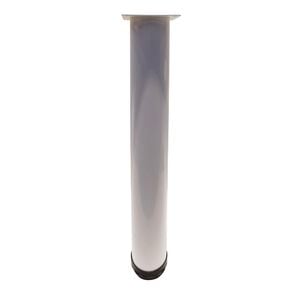 Adoored 60 x 400mm White Round Metal Furniture Leg
