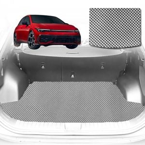 6D Diamond Car Boot Mat for VolksWagen Golf Hatch/Wagon (MK8)2021-Current-Hatch-Cargo Mat-Grey-Outback GT