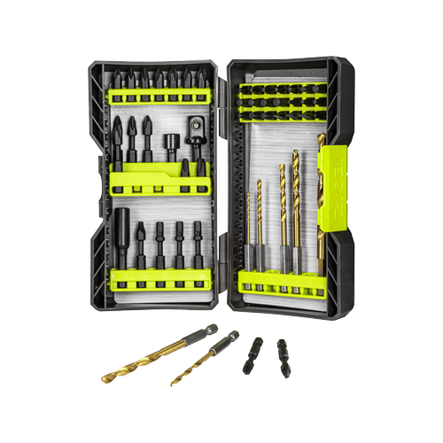 Ryobi 50 Piece Impact Drill and Drive Set Bunnings Australia