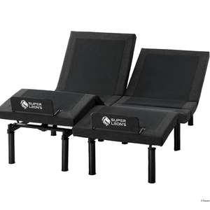 Zero Gravity Electric Adjustable Bed Base Frame W/ Okin Motors Anti Snore Split Queen