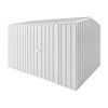 EnduraShed 3.75 x 3 x 2.4m Off White Tall Gable Roof Garden Shed