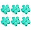 6PK Kids/Children Non-Slip Plastic Flower Claw Hair Clip 7x7cm - Assorted