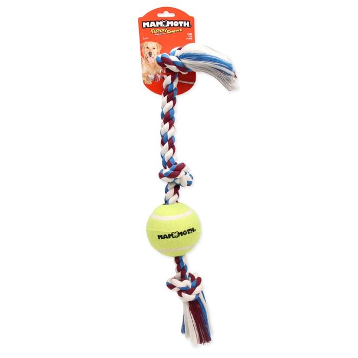 Mammoth 61cm Large 3 Knot Ball Rope Dog Toy