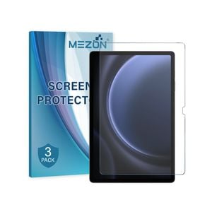 3 Pack MEZON Samsung Galaxy Tab S9 FE+ (12.4") Ultra Clear Film Screen Protectors