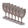 6PK SS Collective Blush Scallop Design Acrylic Wine Glass Drinkware 443ml