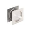 Zanda 65x65mm Stainless Steel Square Cavity Sliding Passage Set 