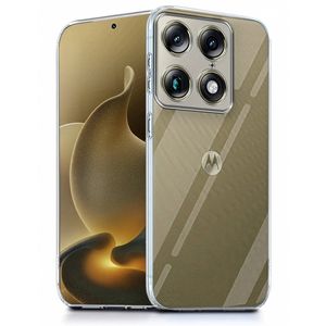 MEZON Motorola Signature 5G Slim Clear TPU Gel Back Case Wireless Charging Compatible