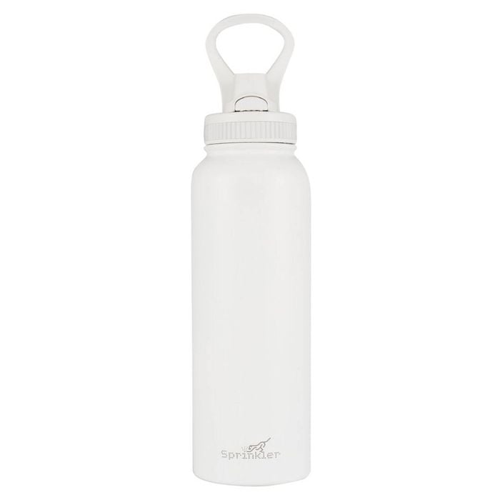 Sprinkler Alfie Insulated Drink Bottle Keeps Drinks Cold 12hrs 1l White