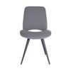 Sk Designer Living | Spencer Dining Chair | Black Legs - Grey Fabric