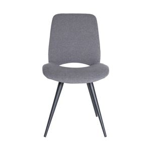 Sk Designer Living | Spencer Dining Chair | Black Legs - Grey Fabric
