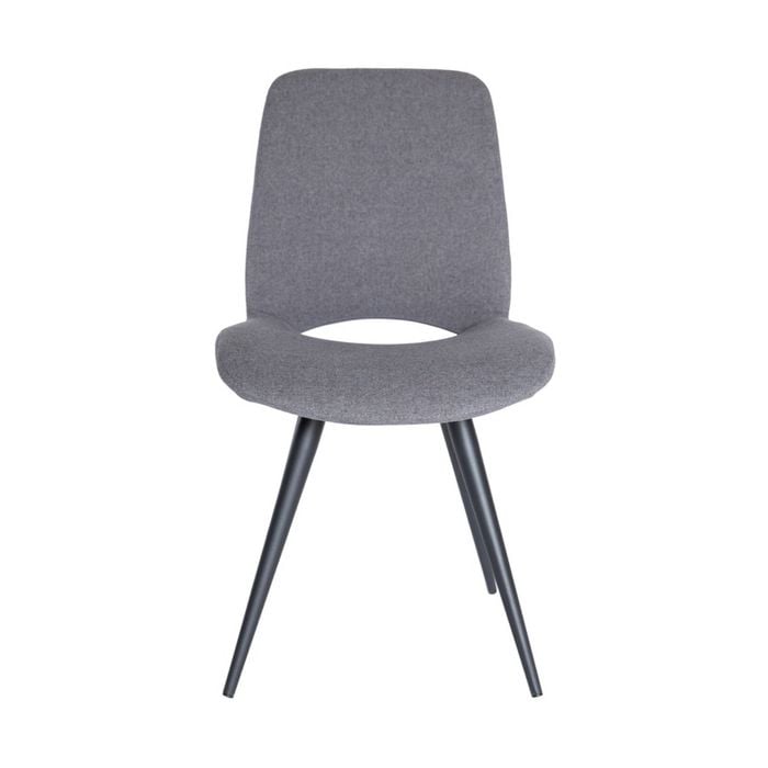 Sk Designer Living | Spencer Dining Chair | Black Legs - Grey Fabric