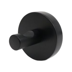 Adoored Black Timber Robe Deco Hook