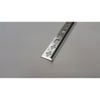 QEP Round Edge Trim 12mm x 2.5m Bright Silver