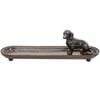 LVD Resin Dachshund Sculpture Trinket Display Tray 24.5x7x7.5cm Brown