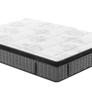 Breeze Supreme Cool Gel Infused Memory Foam 7 Zone Euro Top Pocket Spring Mattress 36cm