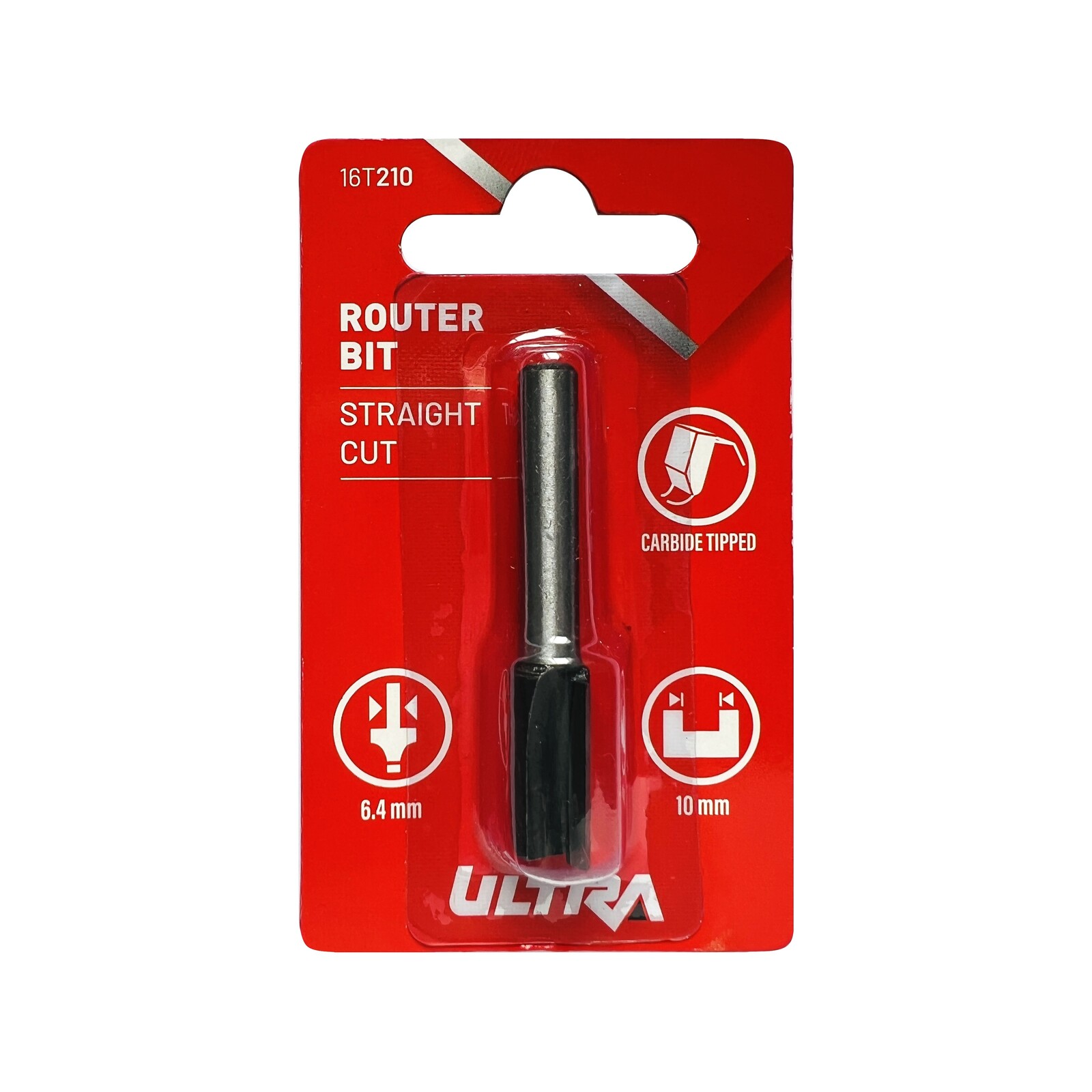 Ultra 6.4 x 10mm Straight Router Bit Bunnings Australia