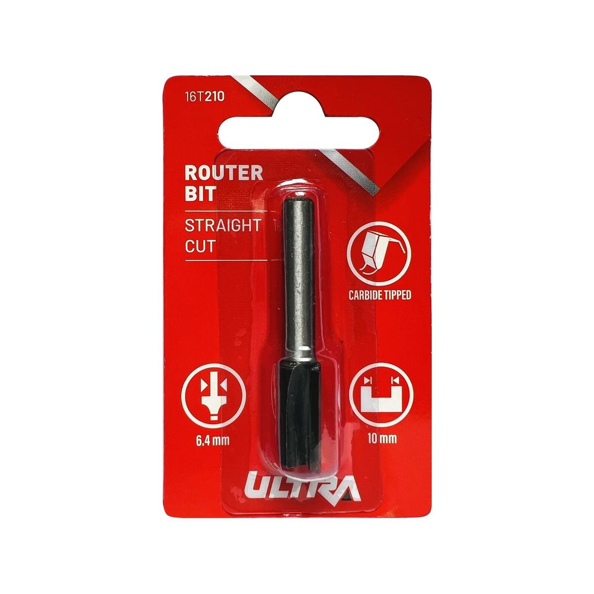Ultra 6.4 x 10mm Straight Router Bit Bunnings Australia