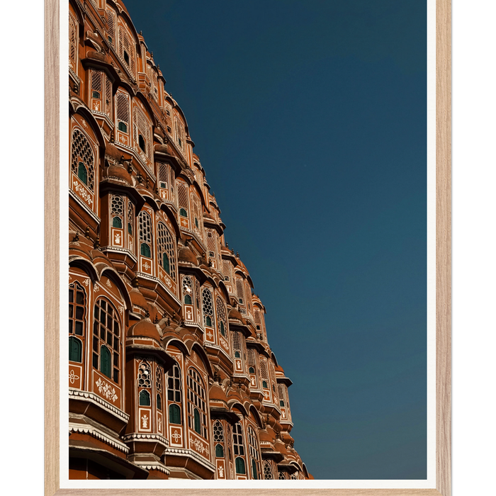Galrie Hawa Mahal Jaipur - Architectural Marvel Art Photography Print, Wood Frame, 70 x 100cm (28 x 40inch)