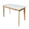 Foret Modern Minimalist PC Desk Built-in Drawers Office Home Laptop Study Table